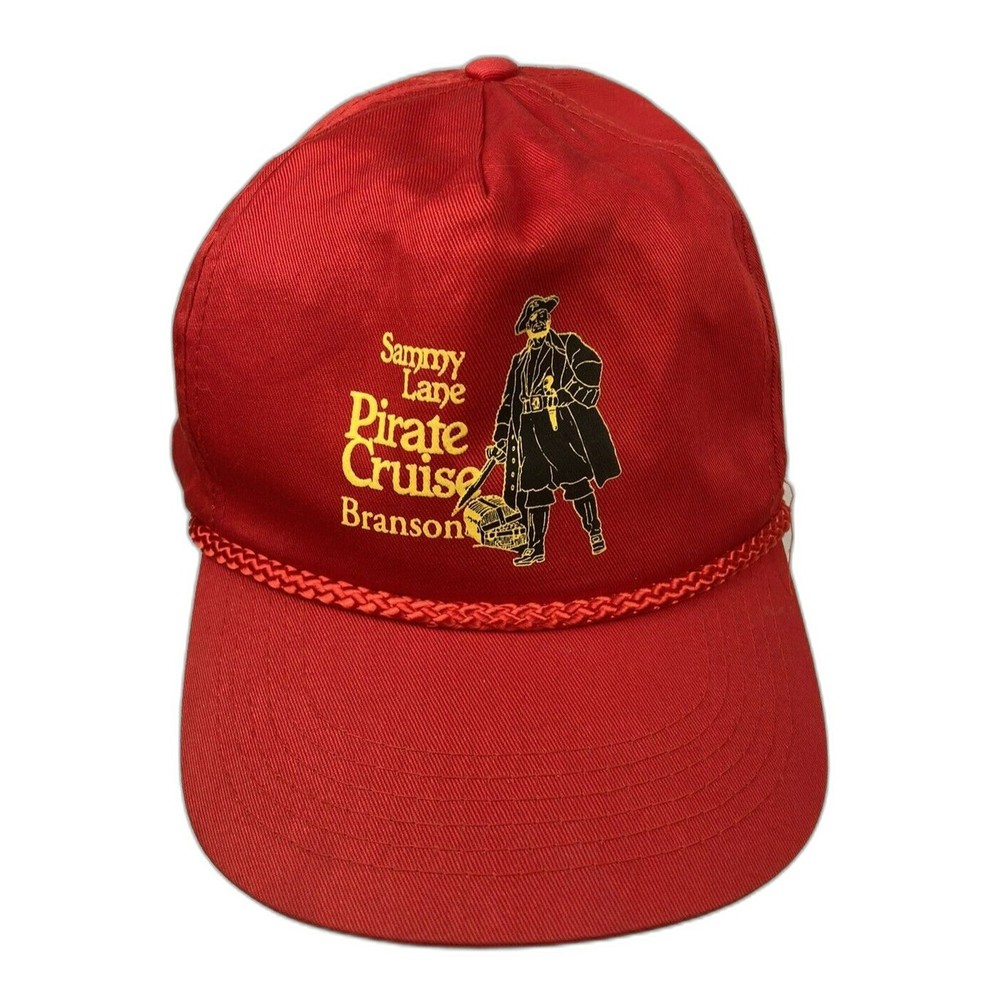VTG Sammy Lane Pirate Cruise Branson MO Tourist Souvenir Ball Cap Hat SOTH